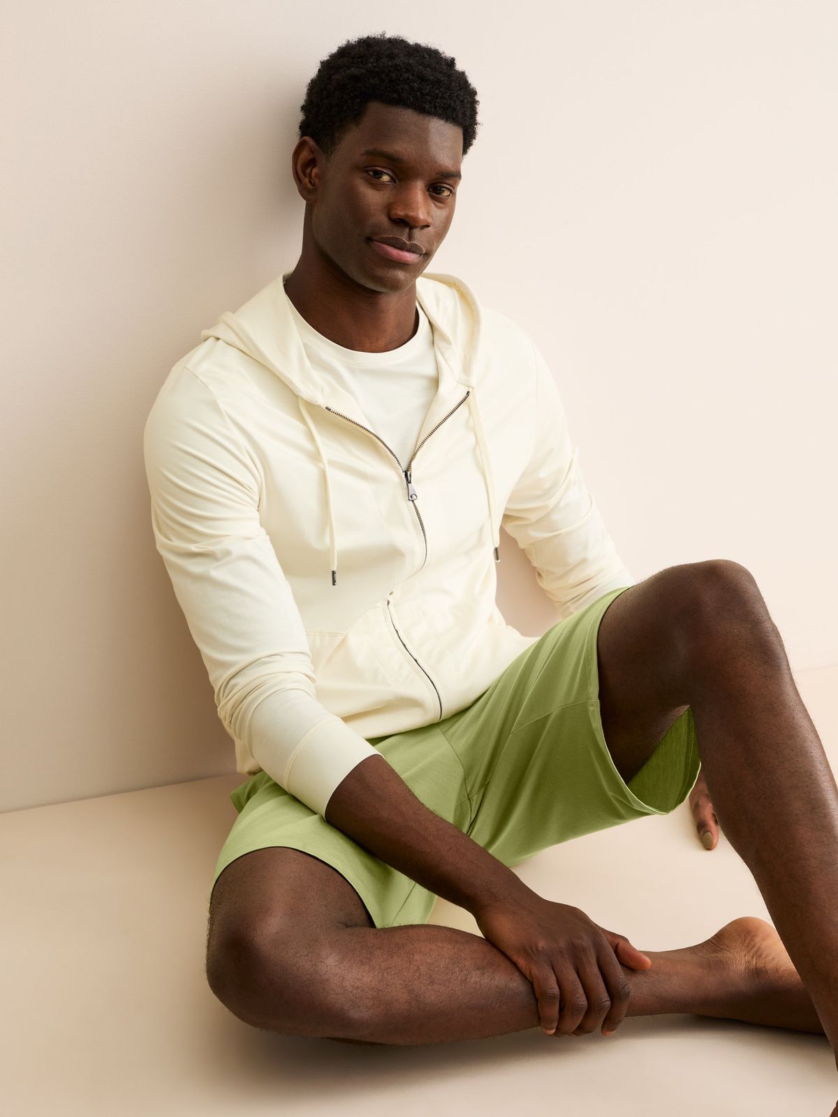 Basel Micro Modal Lounge Shorts Pear Green