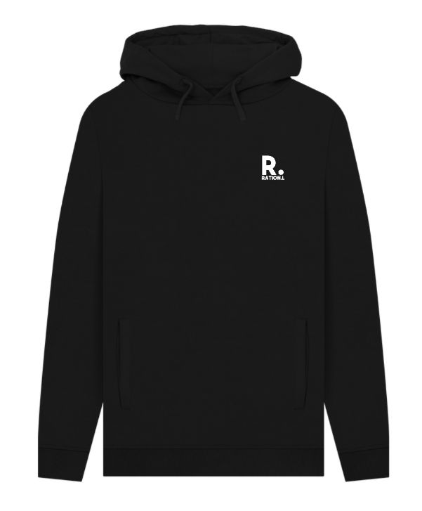 R Kind  | Certified Organic Cotton Gender Neutral Organic Hoodie | Black