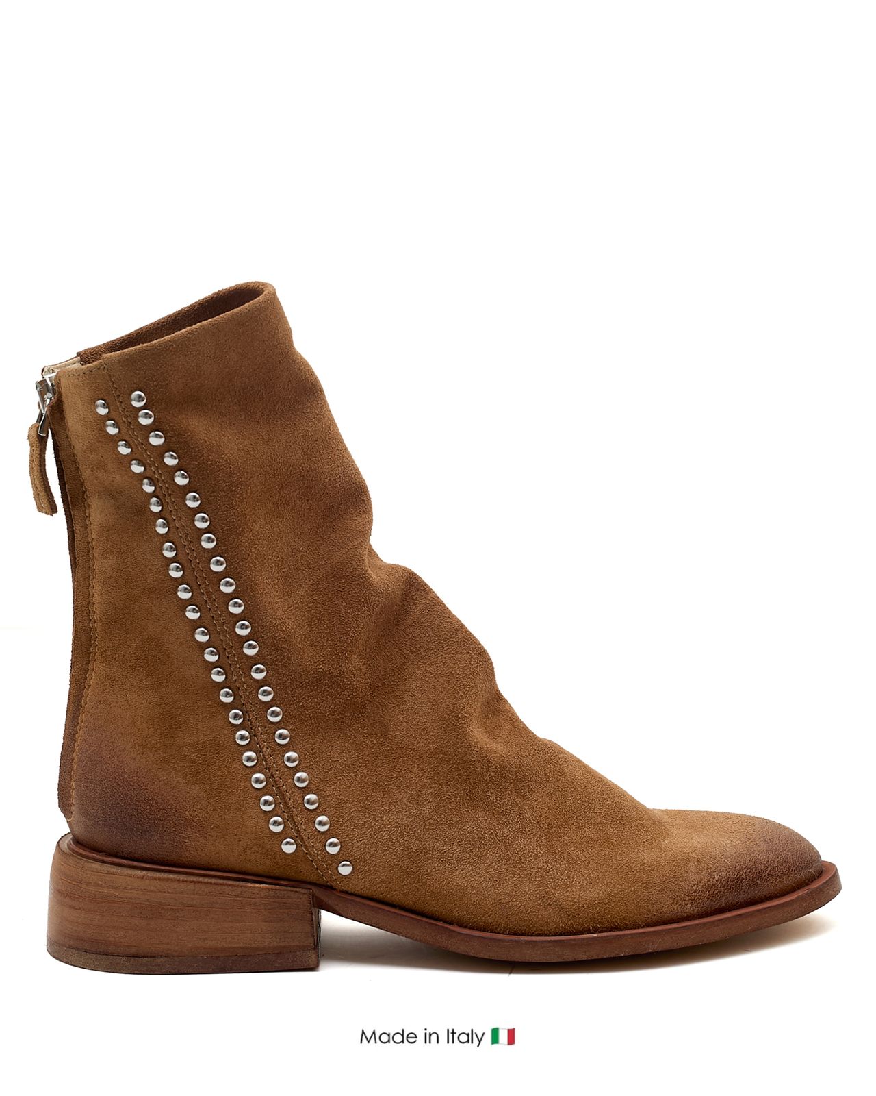 Zoe Ankle Boot Cuoio Suede