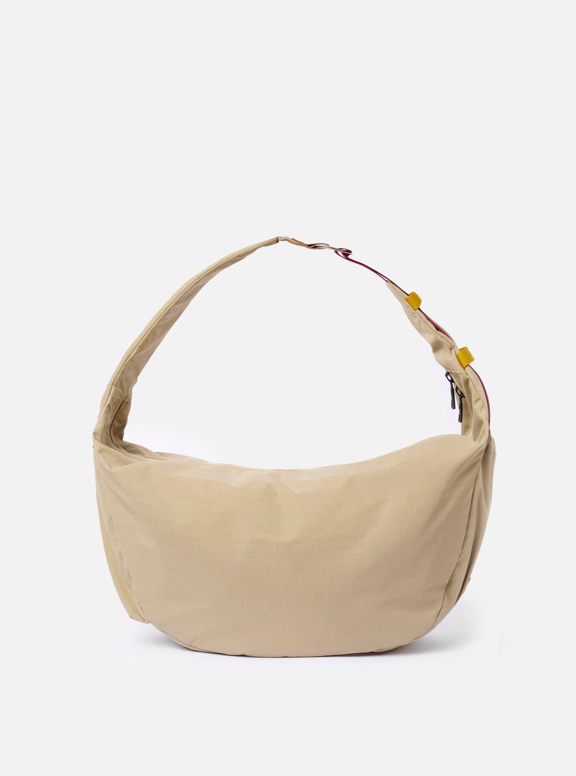 master-piece x Universal Works Beige Medium Canvas Shoulder Bag