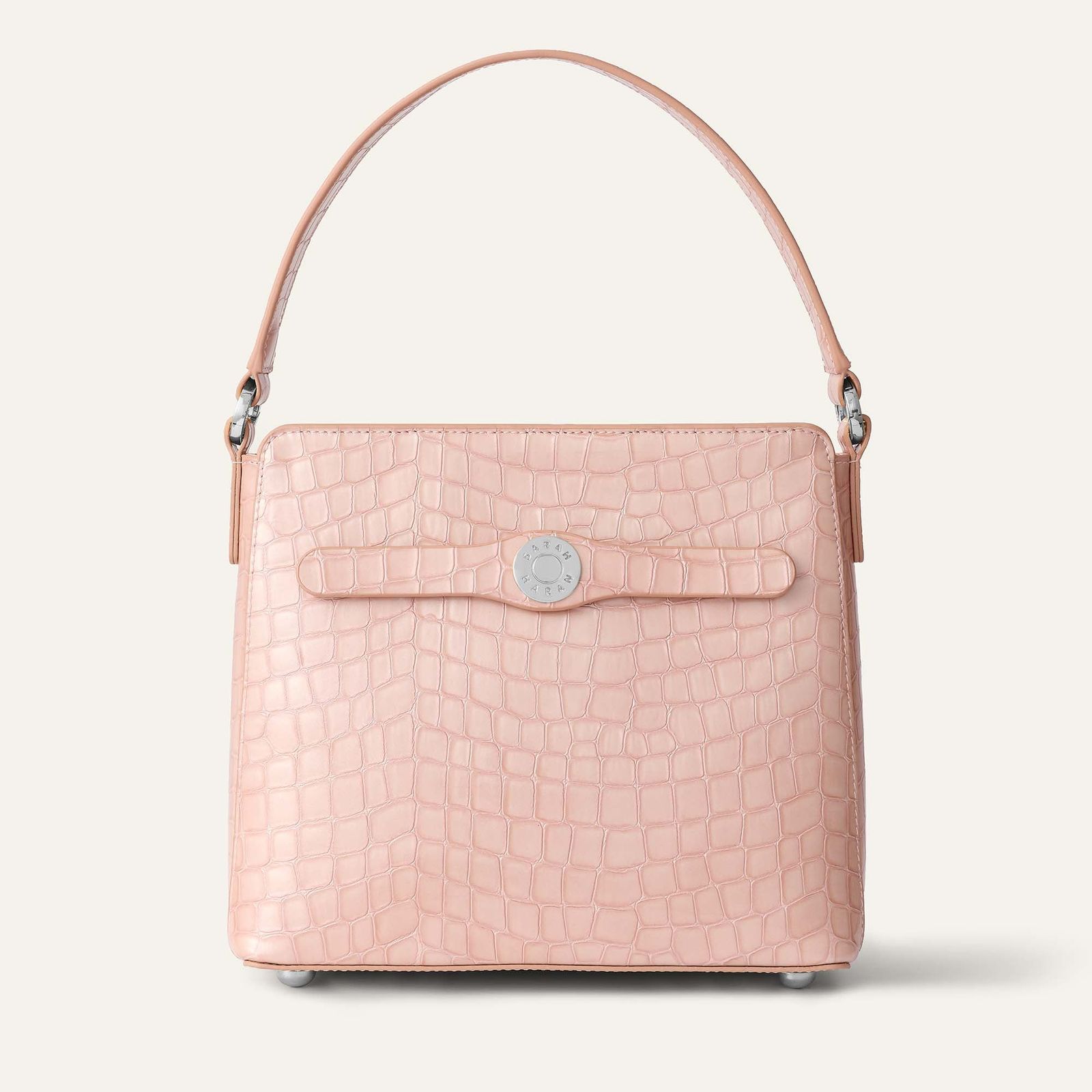 Rosa Handbag Pre Order | Pink Pearl with Silver hardware