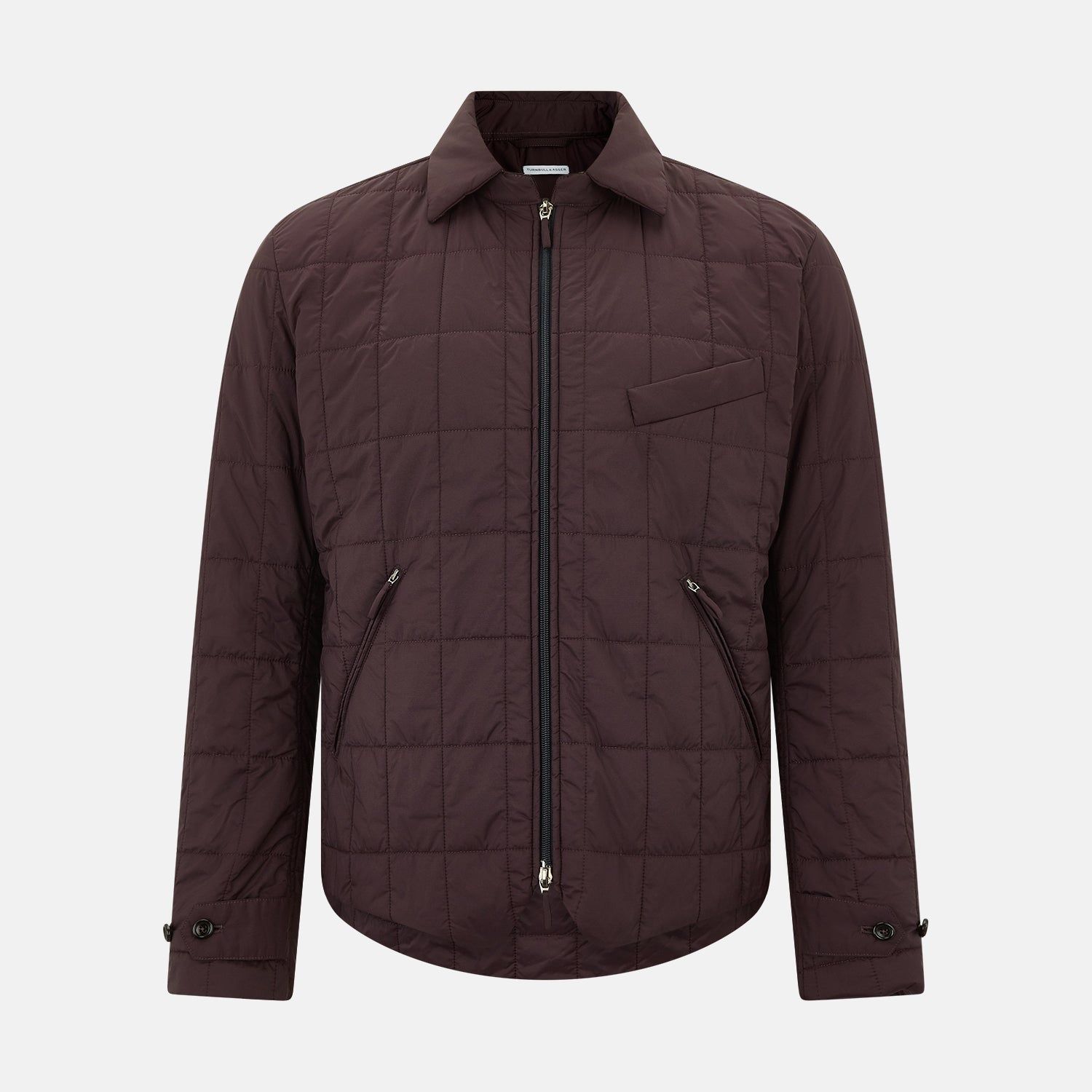 Battersea Burgundy Quilted Jacket