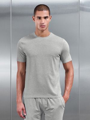Soft Jersey Motion T-Shirt in Marl Grey