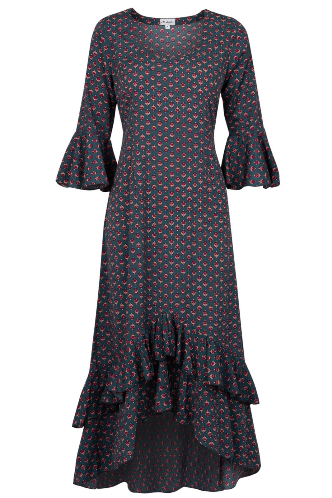 Victoria Midi Dress Smokey & Damson