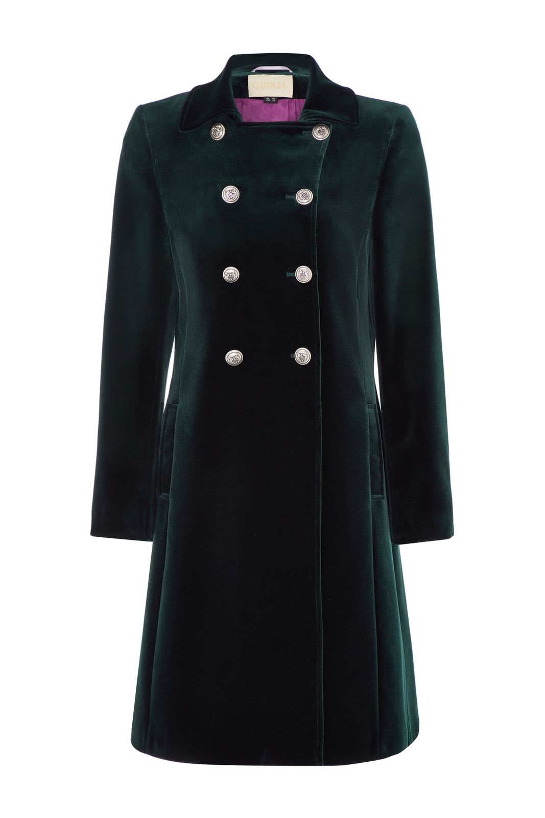 Athina Coat - Green Velvet -limited Edition - 50% Off