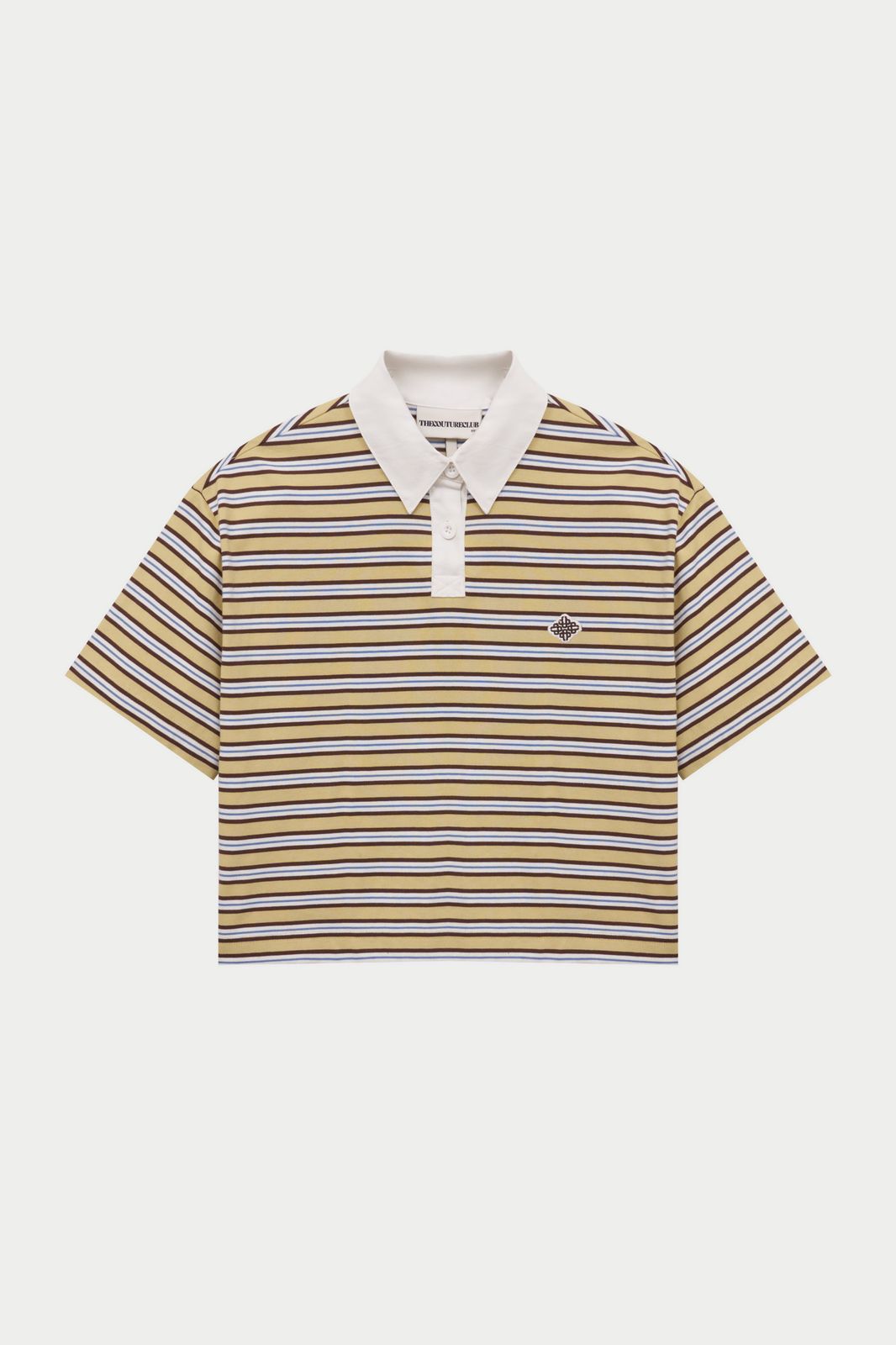 STRIPED POLO TEE - YELLOW
