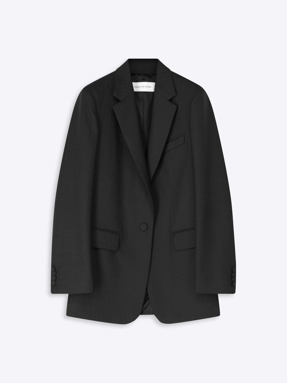 Loose fit wool blazer