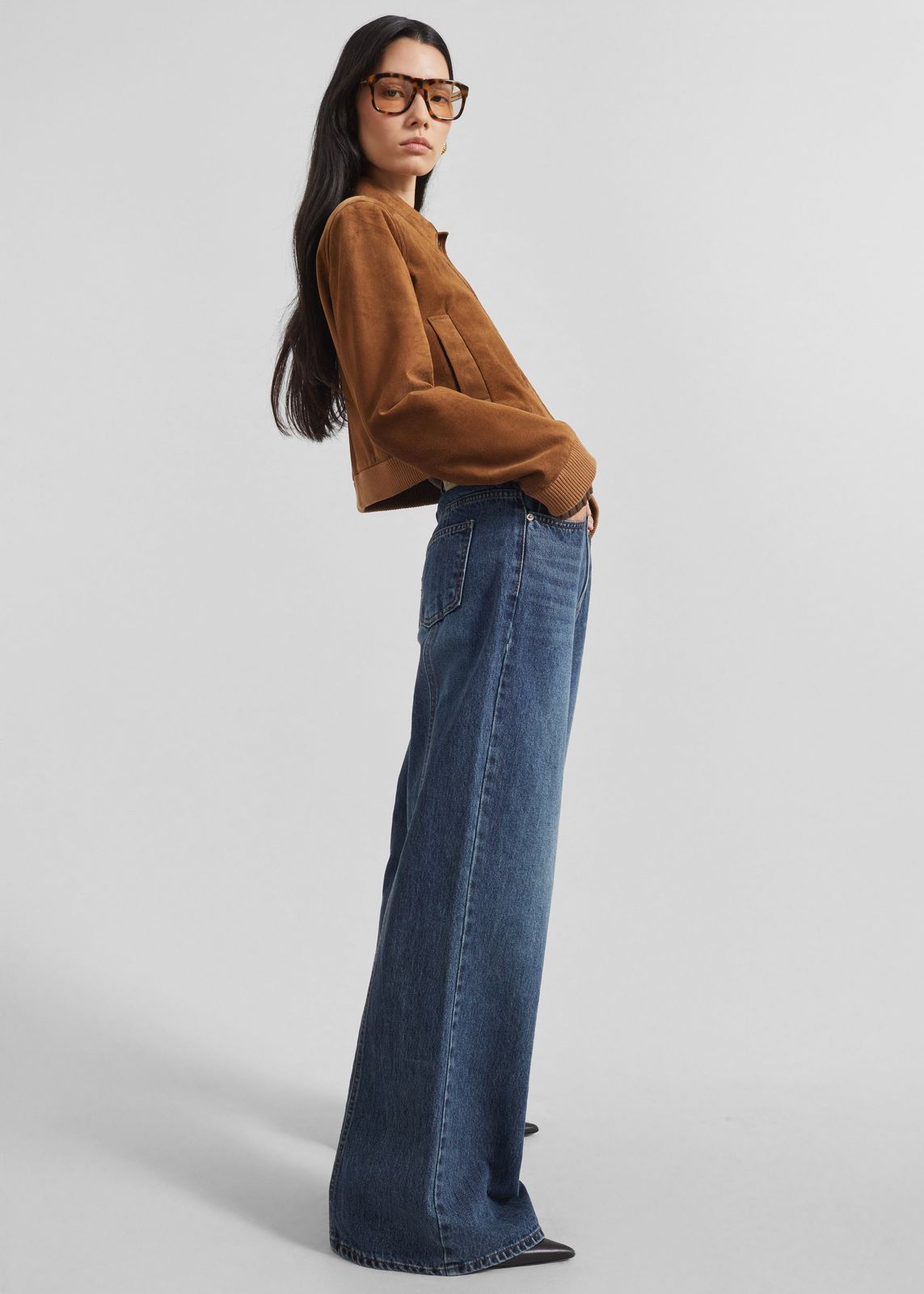 Larvik Wide Jeans - Medium Wash