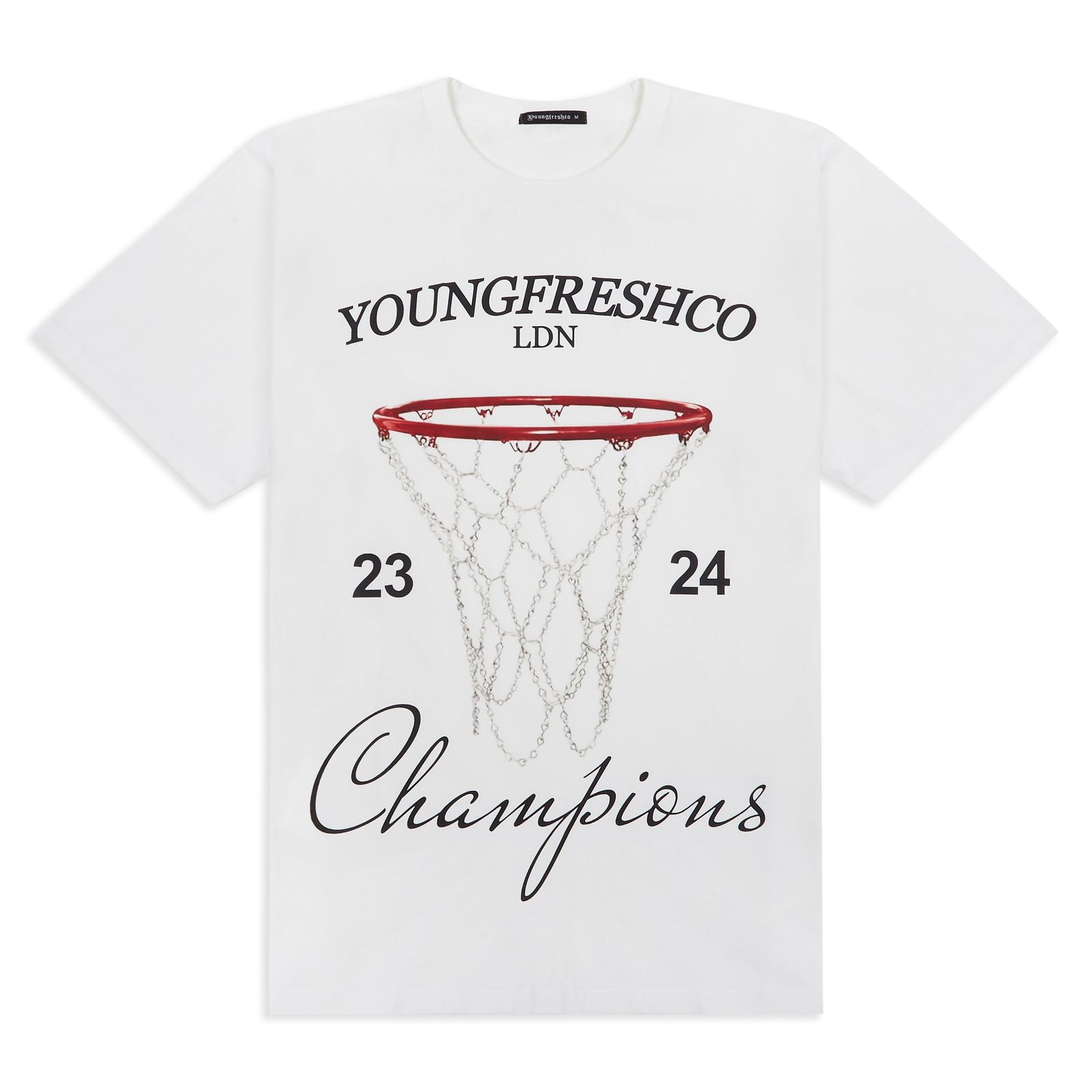 Youngfreshco Champions t-shirt white