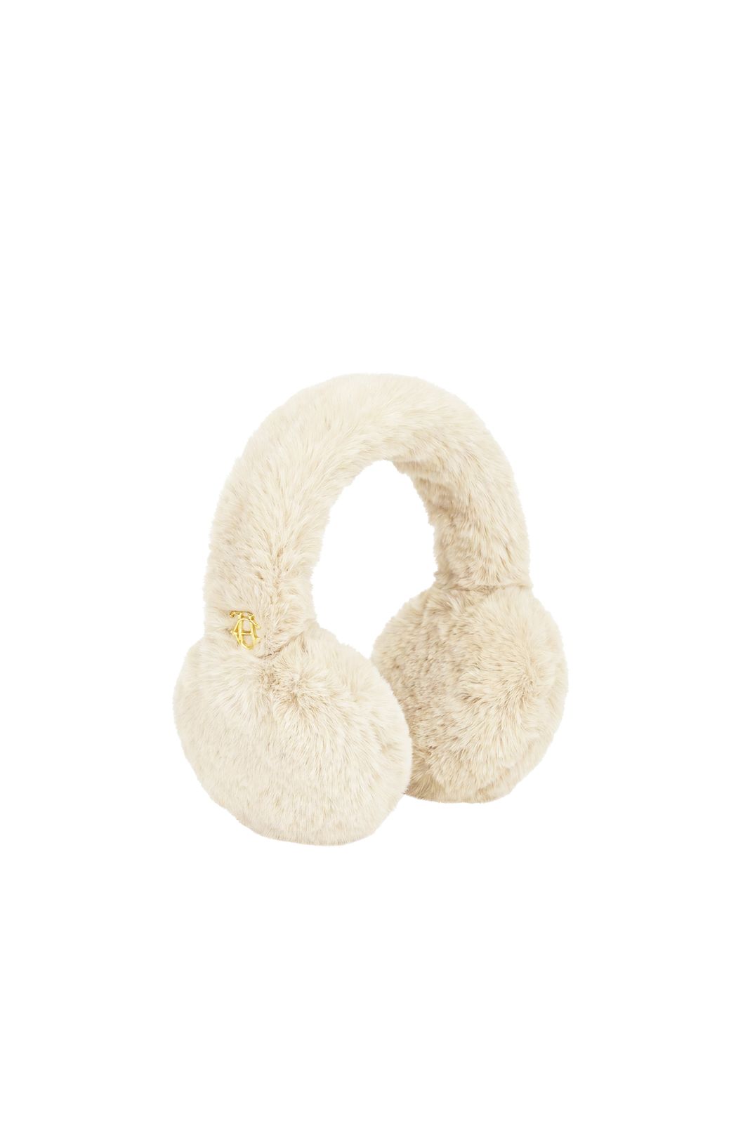 Faux Fur Ear Muffs (Cream)