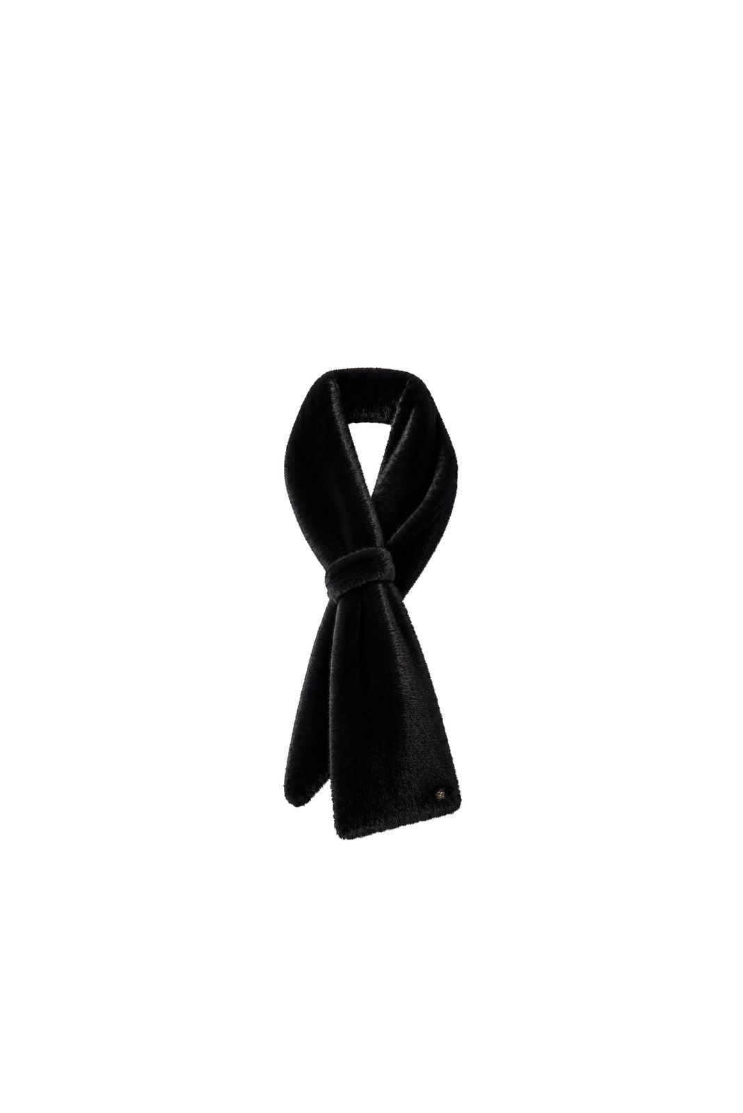 Faux Fur Scarf (Black)
