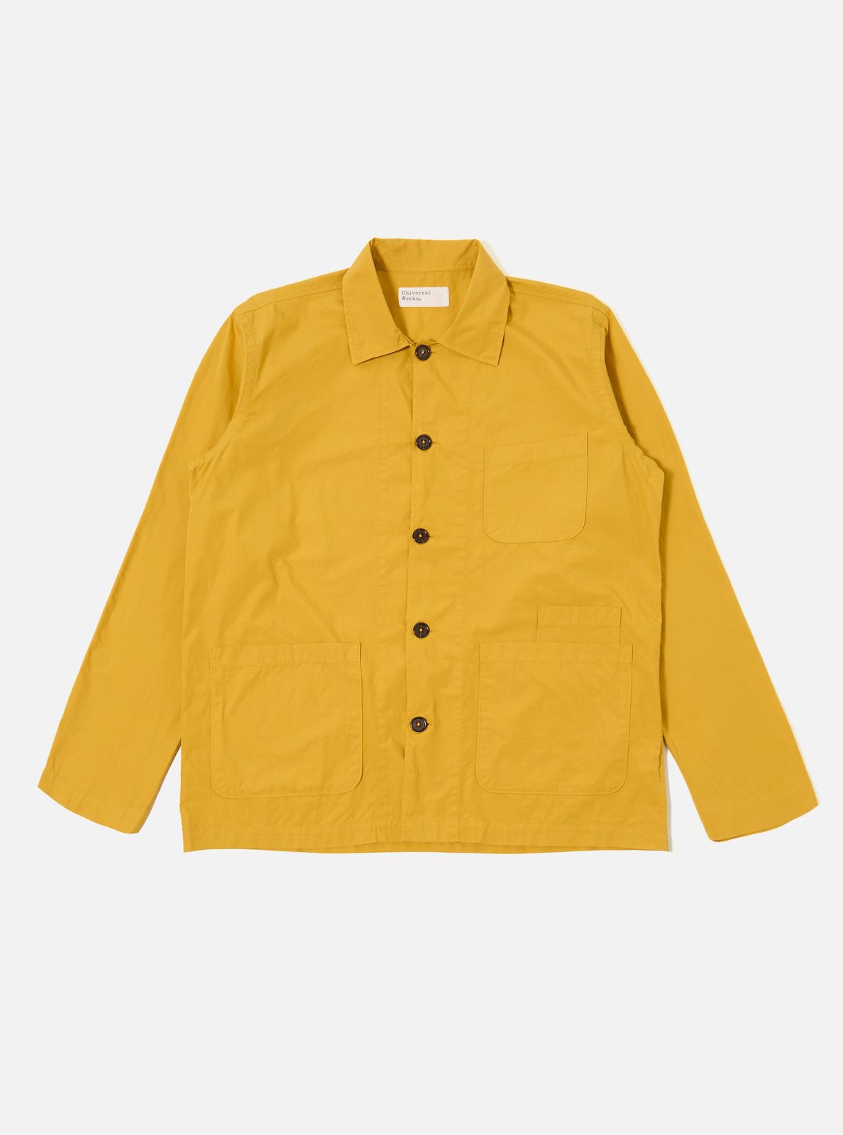 Golden Brown Organic Fine Poplin Bakers Overshirt