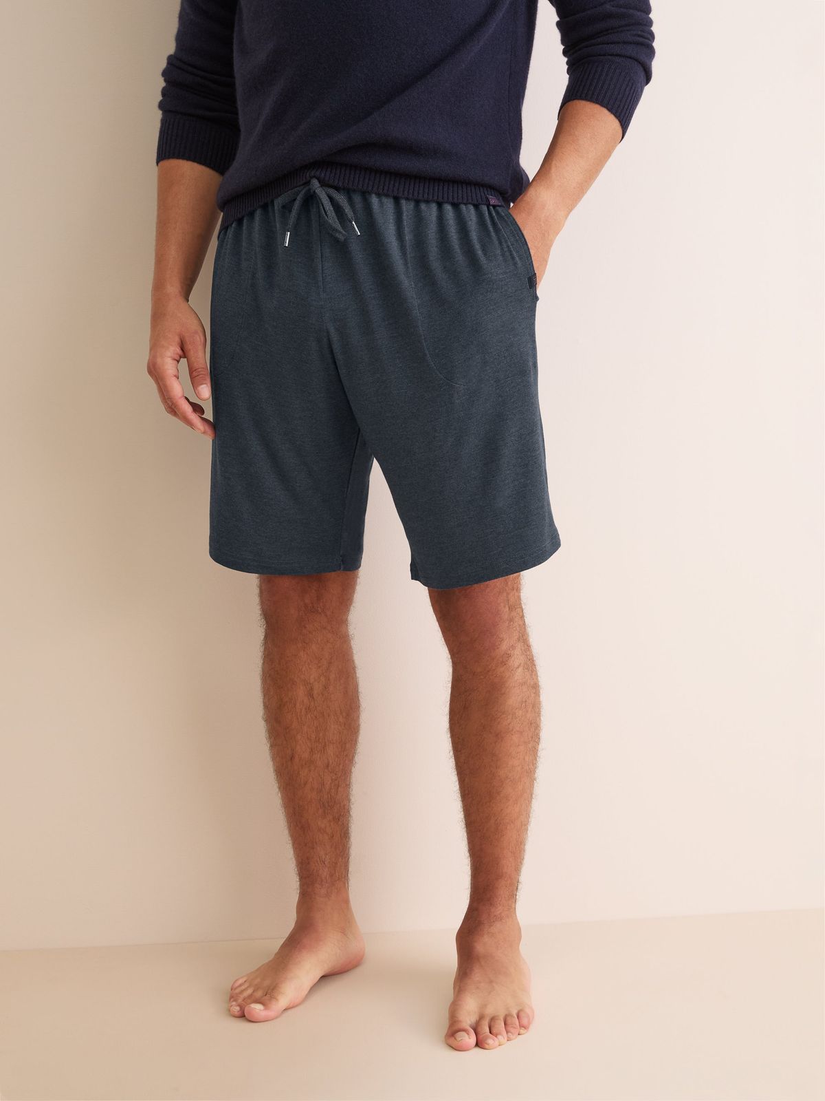 Marlowe Micro Modal Lounge Shorts Anthracite Grey