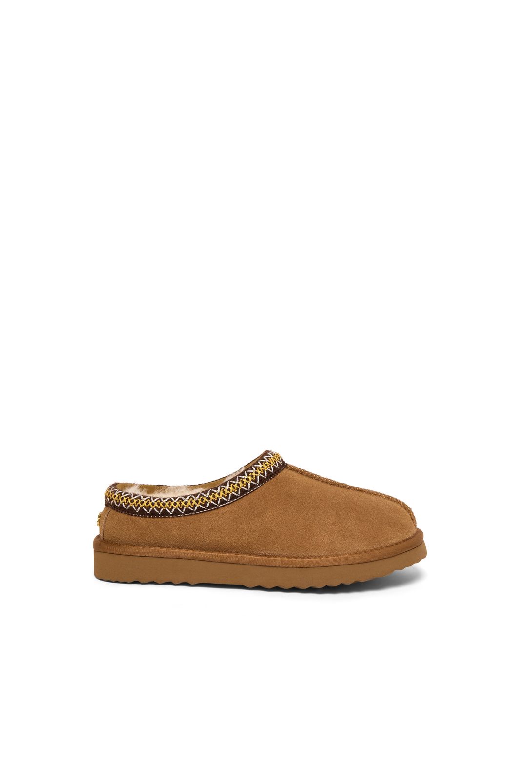 Ultra Low Shearling Mule (Tan)
