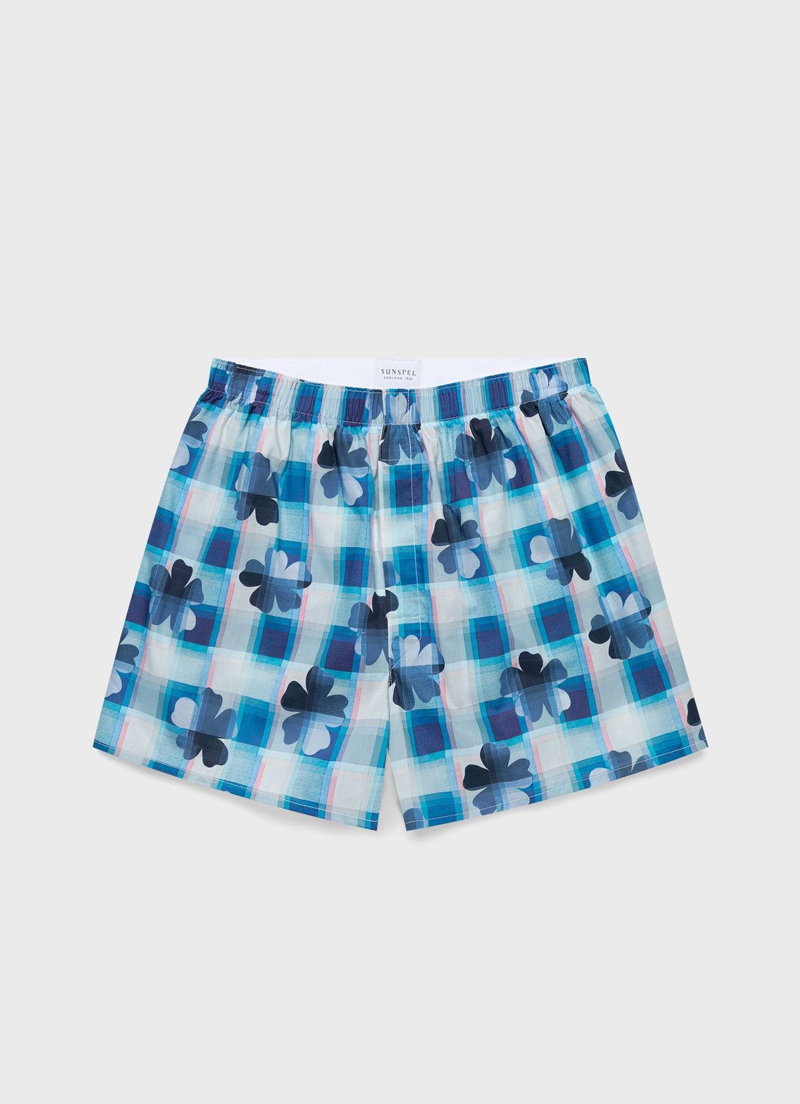 Men's Classic Boxer Short in Liberty Fabric in Blue Flower