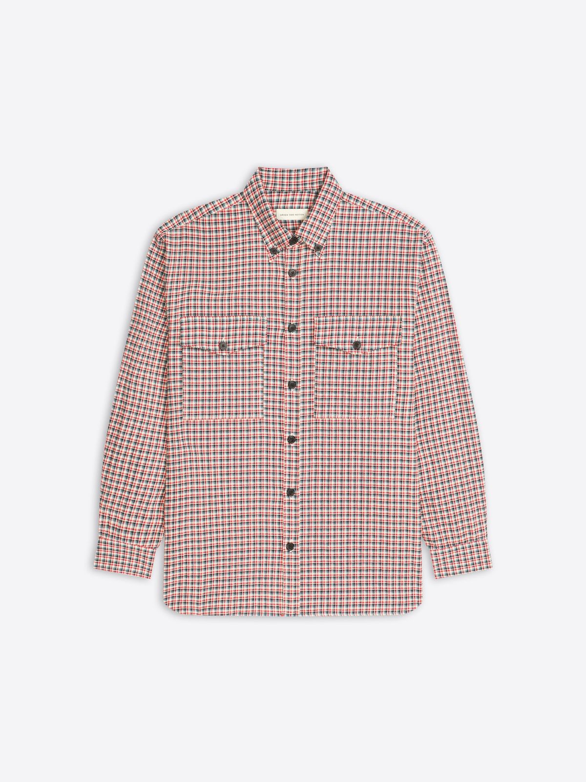 Loose flannel shirt