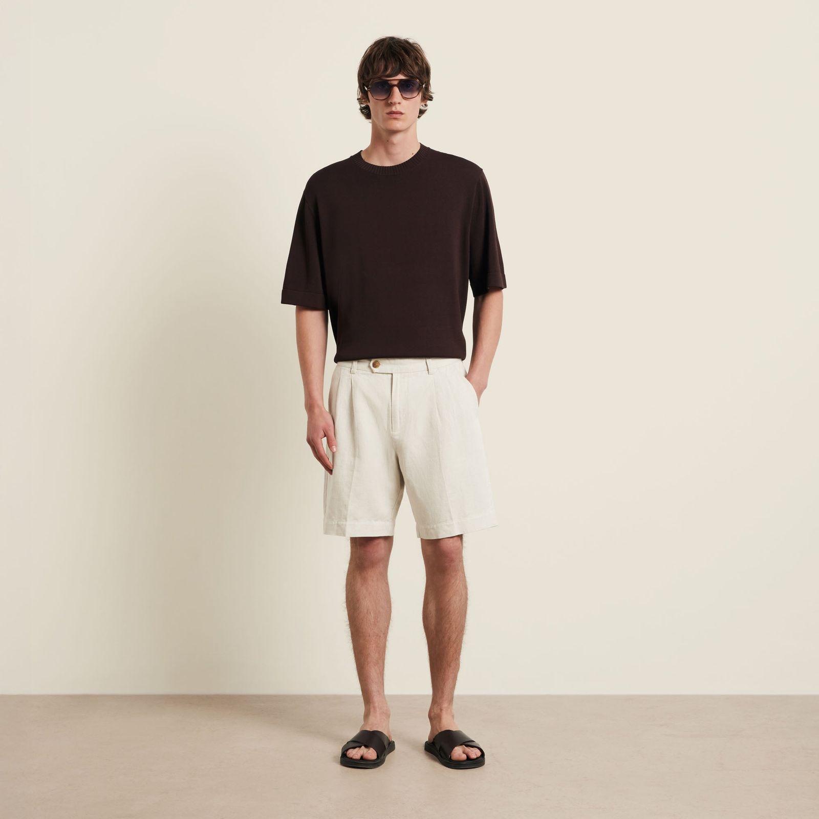 Marinos Short - Ivory