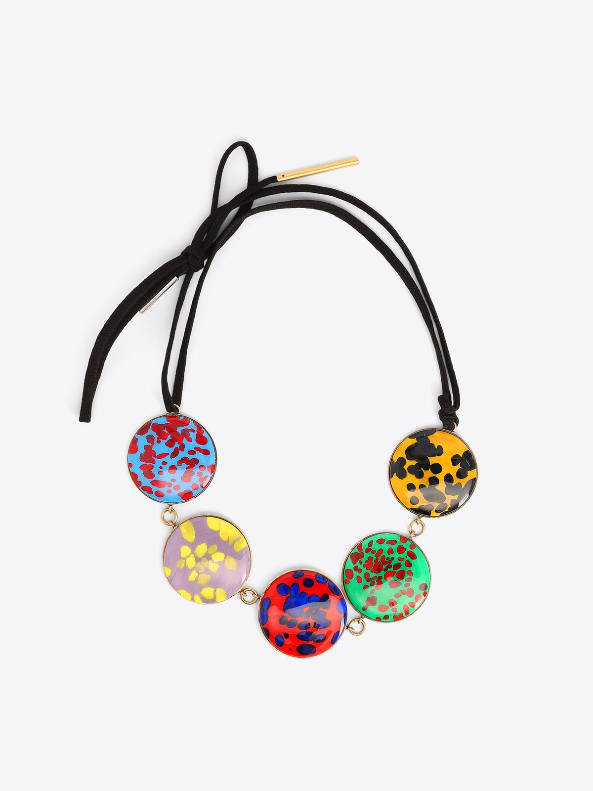 Handmade painted necklace