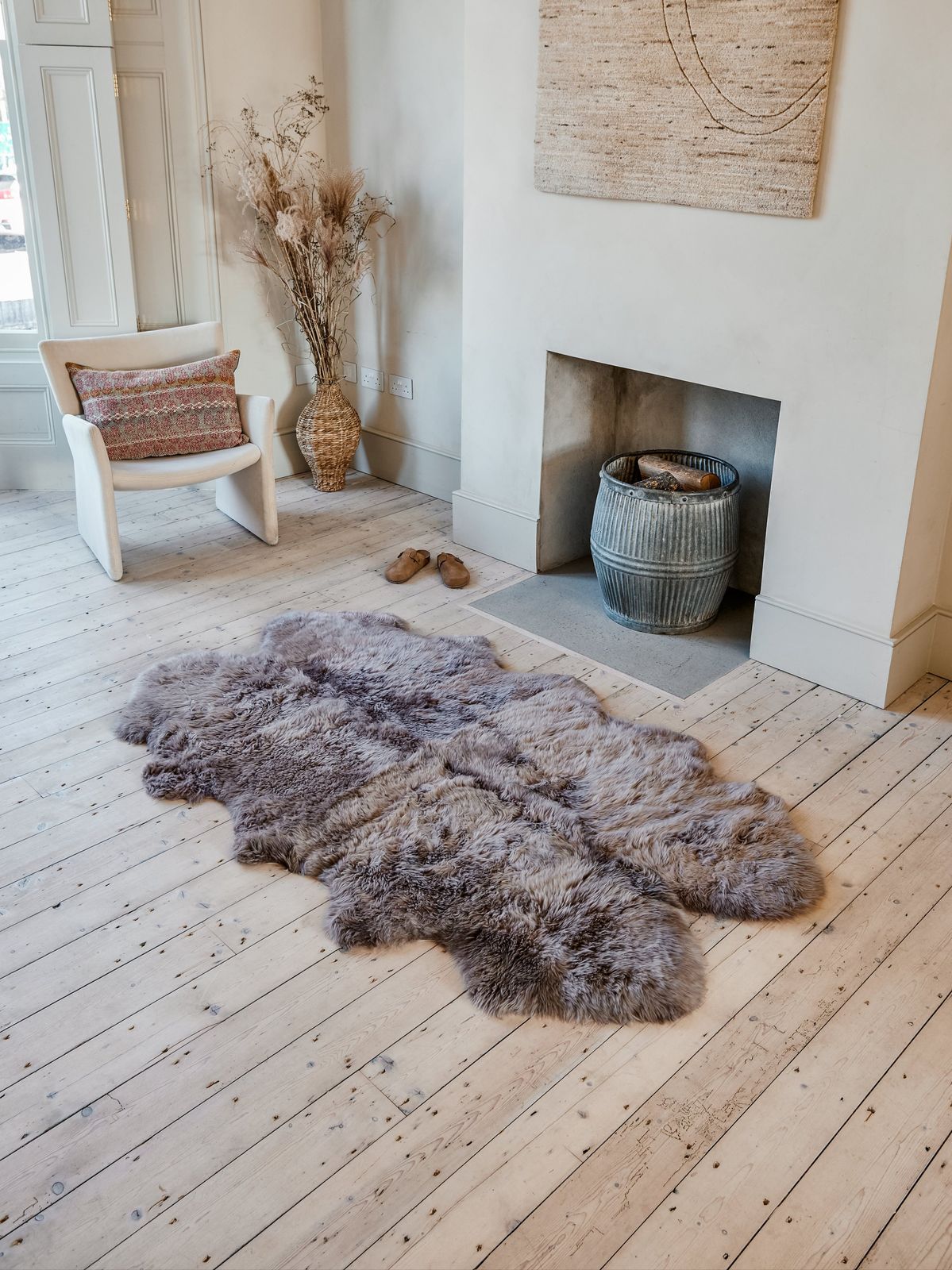 Quatro Sheepskin Rug - Vole