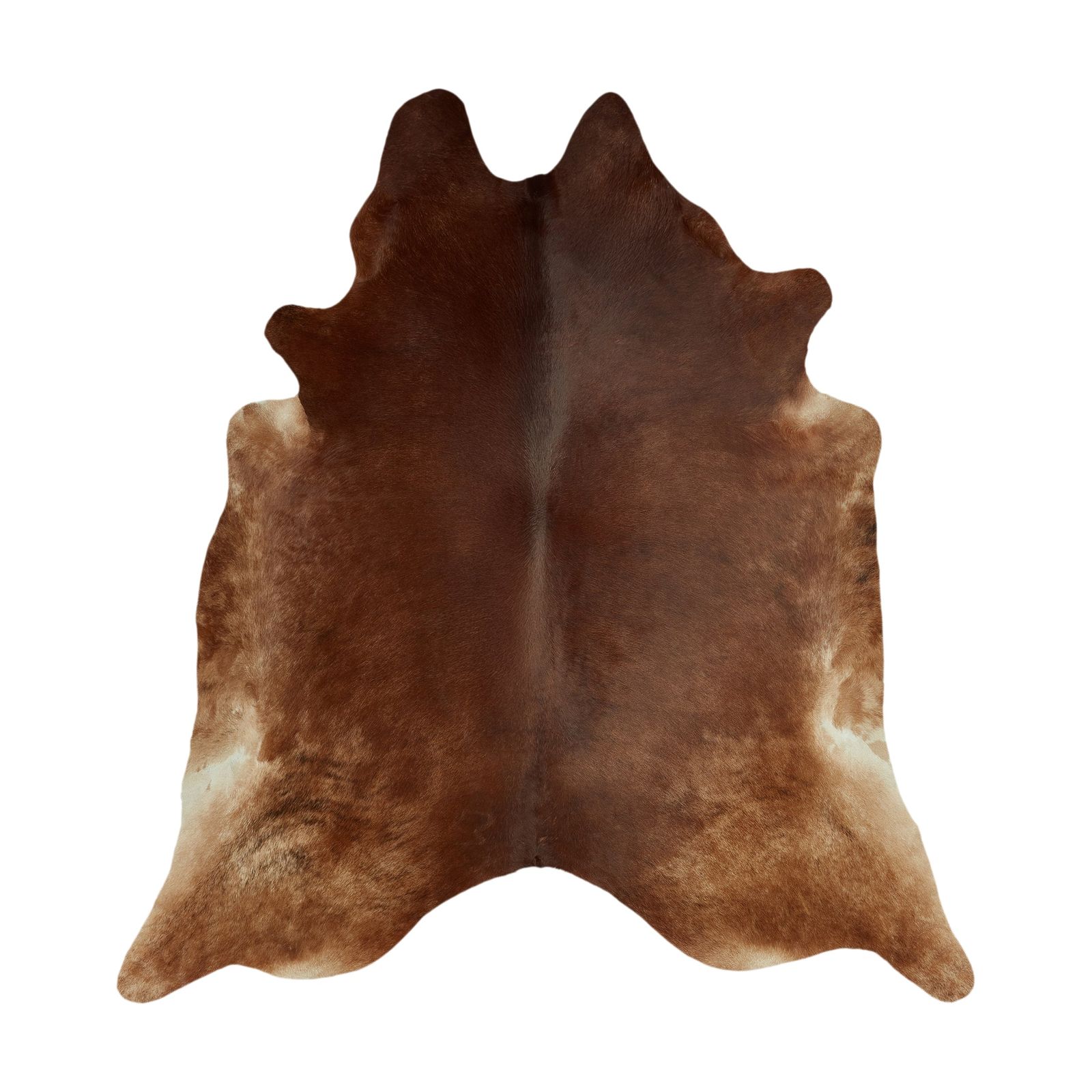 Cowhide Rug - Brown & White (250cm x 230cm)