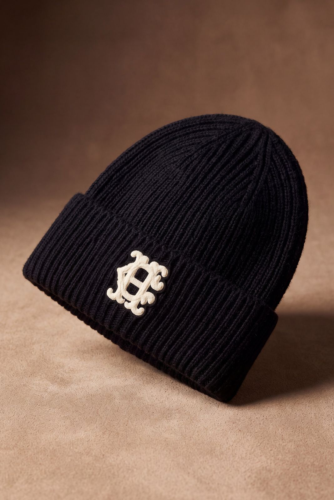 Heraldic Beanie (Black)