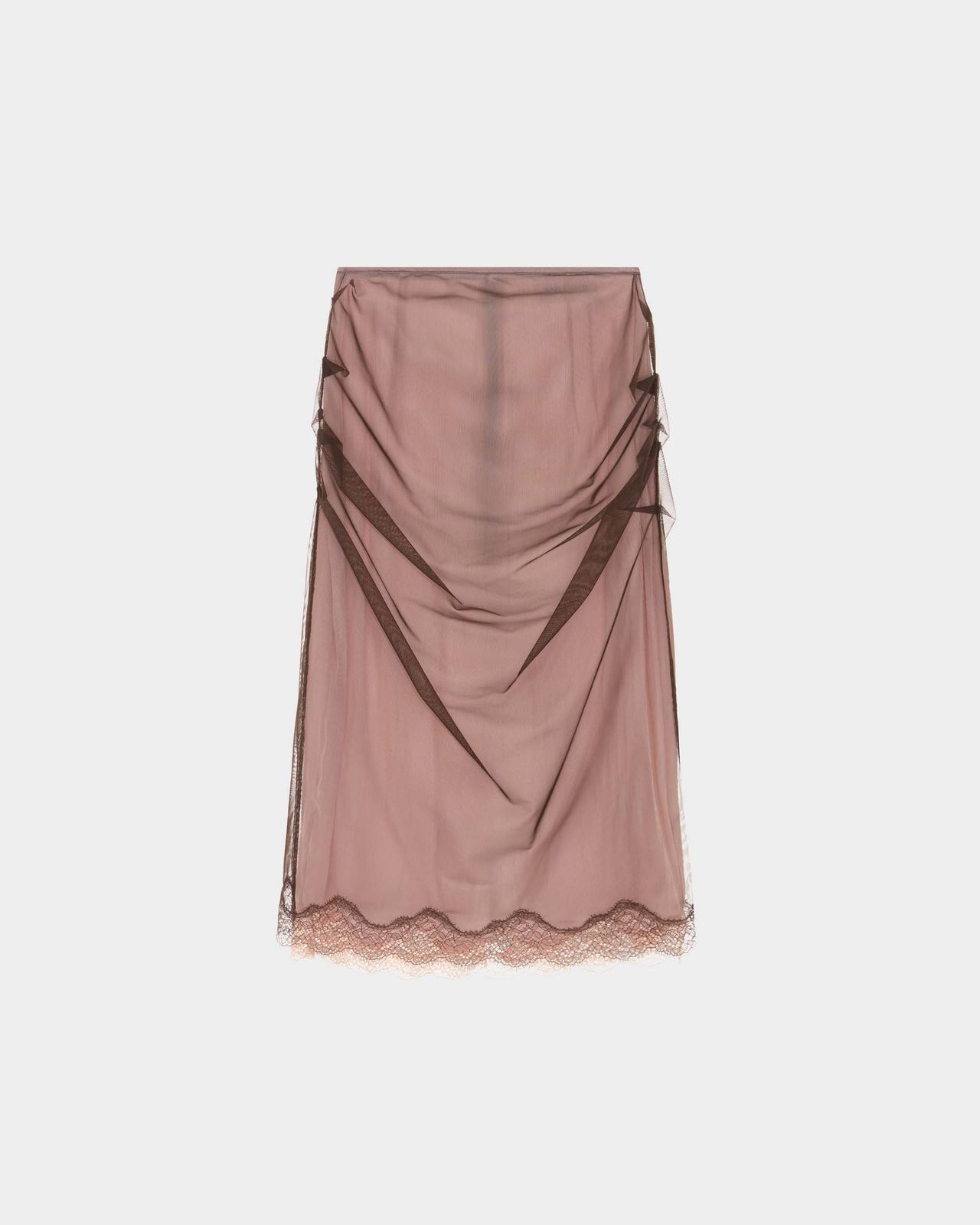 Hedda Midi Skirt in Mesh