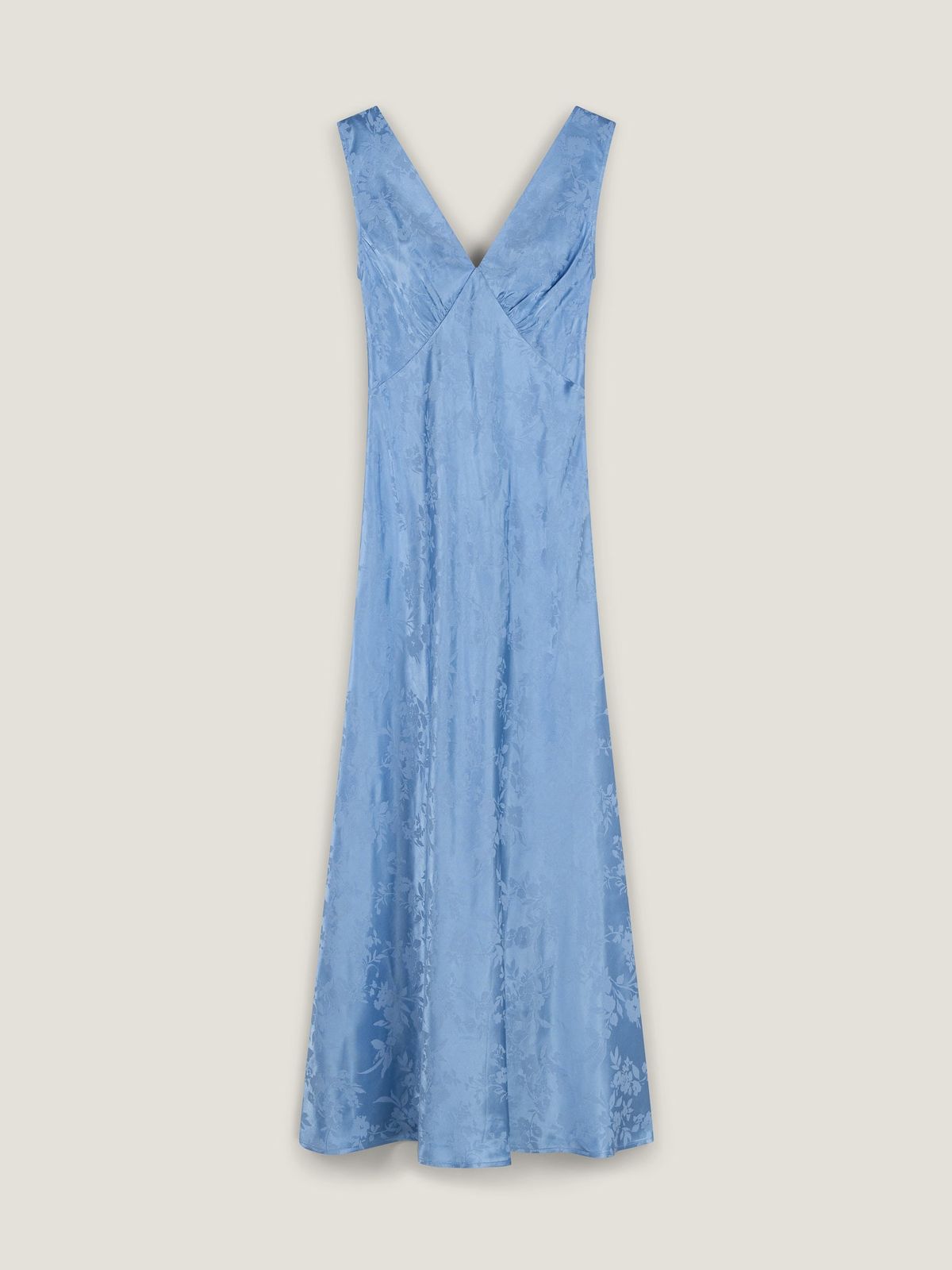 Iris Jacquard Dress In Vista Blue
