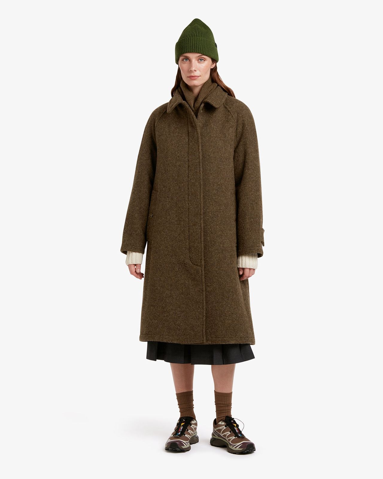 Women's Selvon Wool Overcoat
