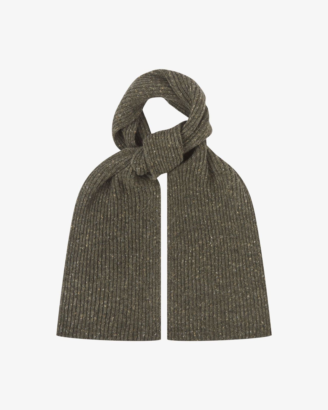 4021 Donegal wool scarf - army green