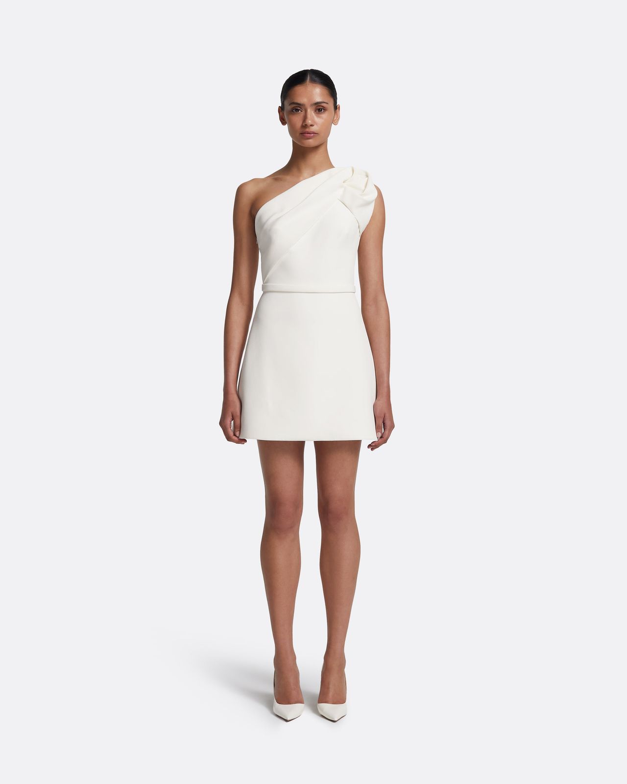 Jaden Short Dress in Ivory