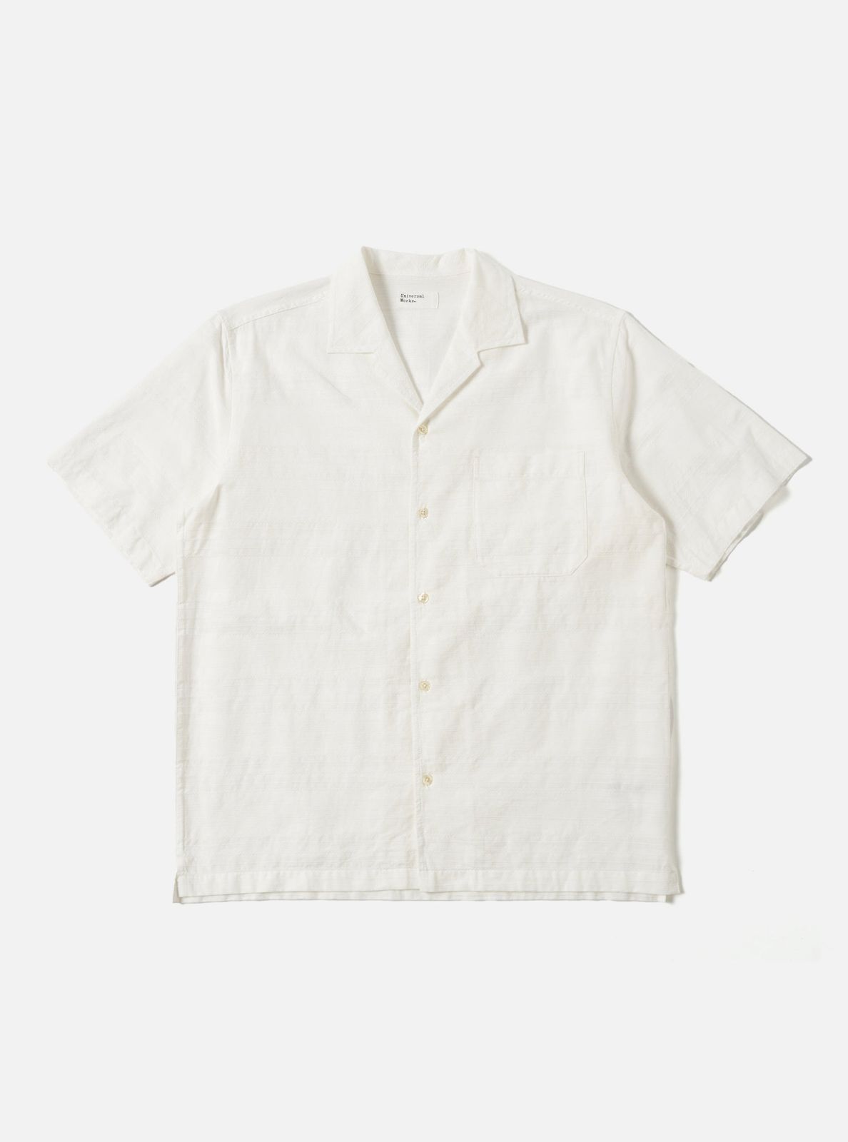 Ecru Deffe Self Stripe Minari Shirt