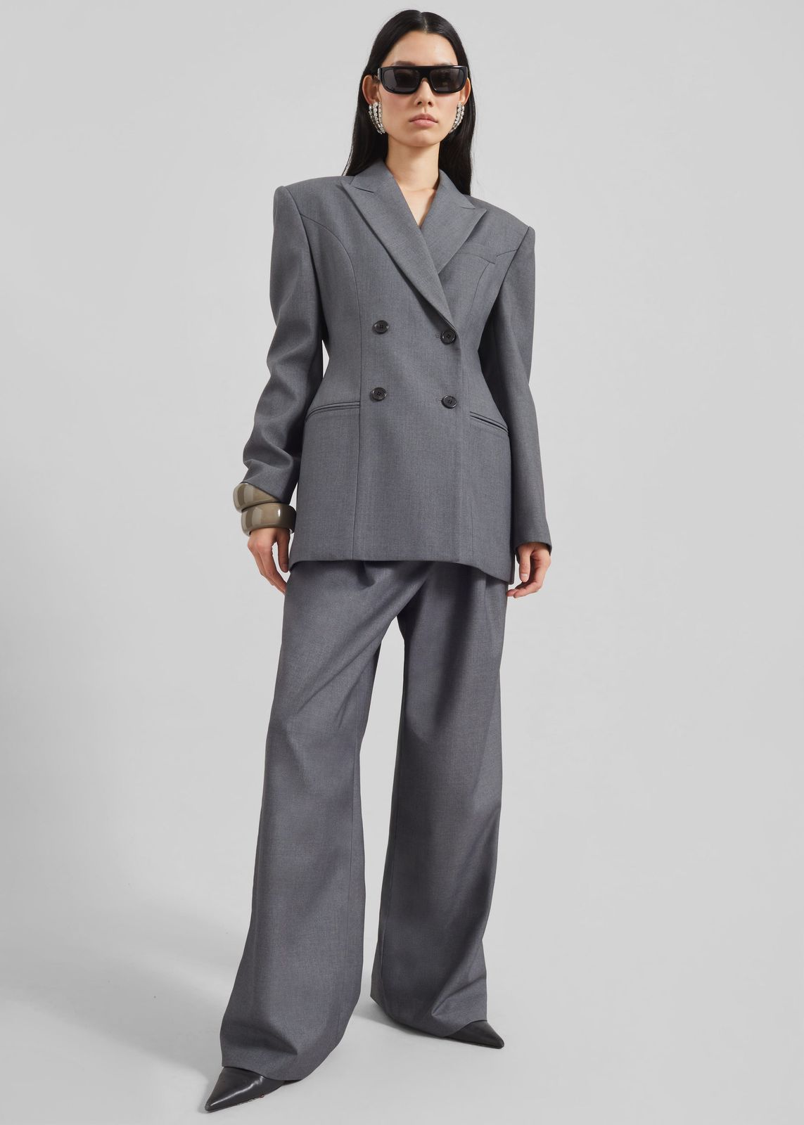 Dulverton Hourglass Blazer - Grey