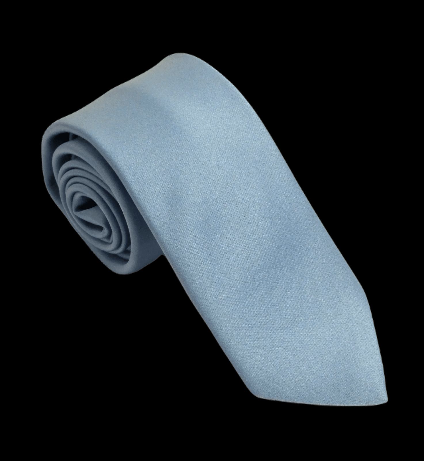Cornflower Satin Wedding Tie