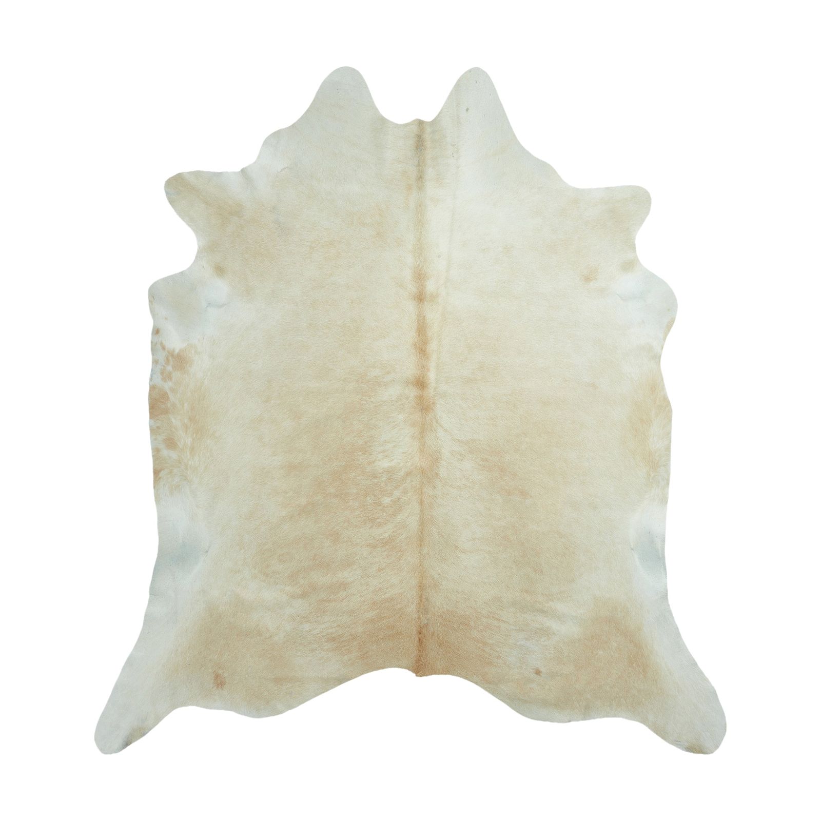 Cowhide Rug - Beige & White (250cm x 230cm)