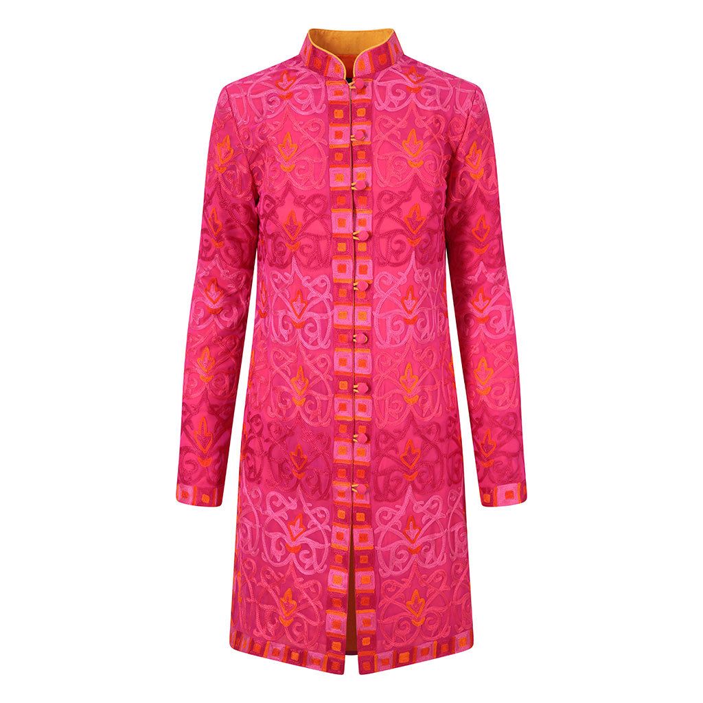 Pink Embroidered Mystique Jacket