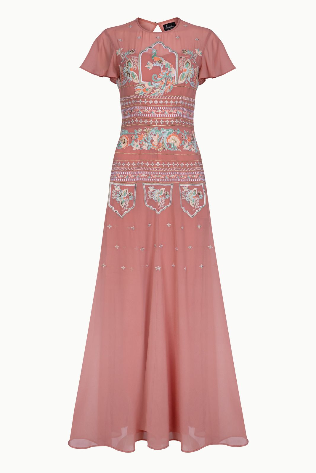 Amara Embroidered Maxi Dress
