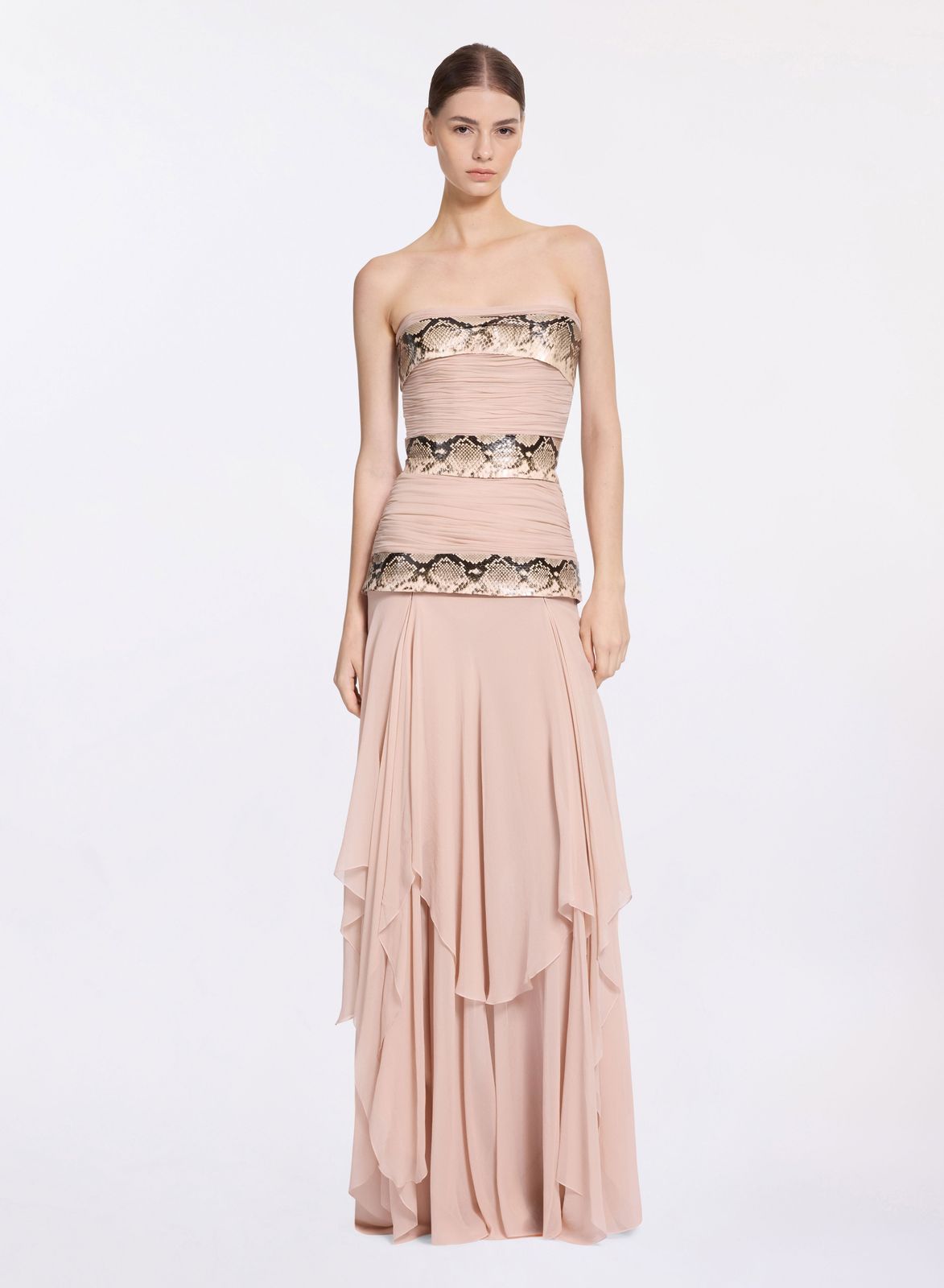 Viper Rose Silk Dress