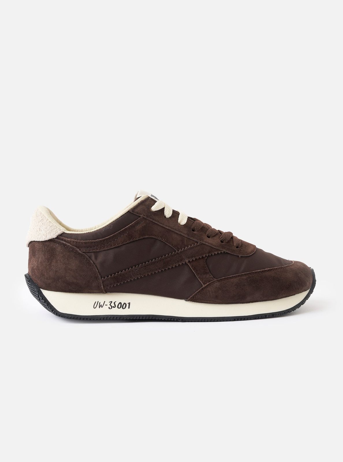 Walsh x Universal Works Tornado in Brown Leather/Canvas