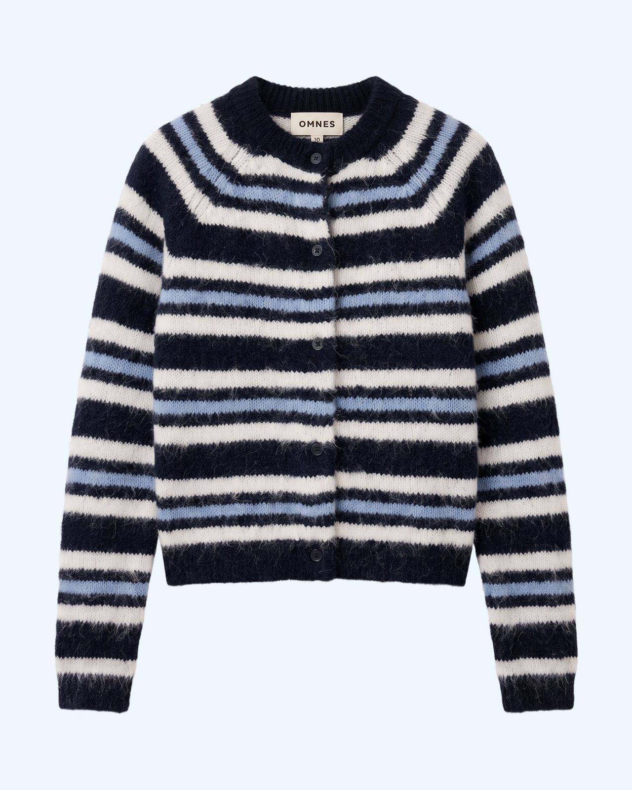 Cosmo Cardigan In Navy And Cream