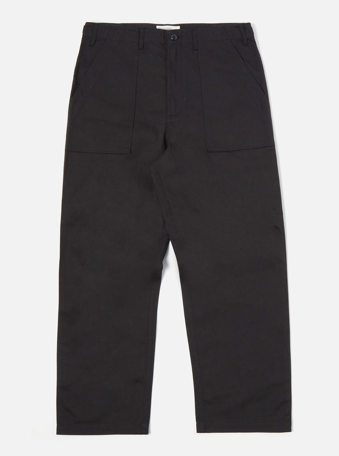 Black Twill Fatigue Pant (Undarted)