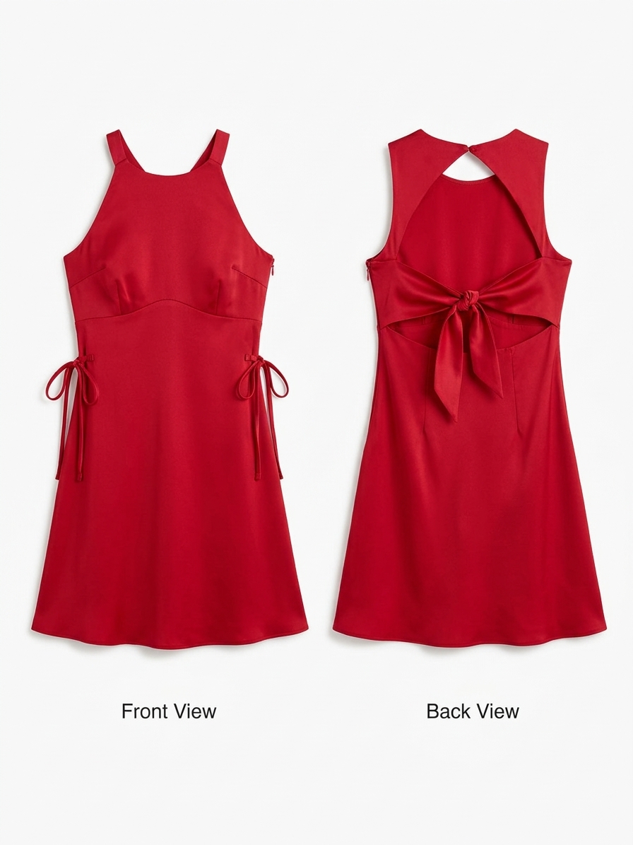 Nova Mini Dress In Barbados Cherry