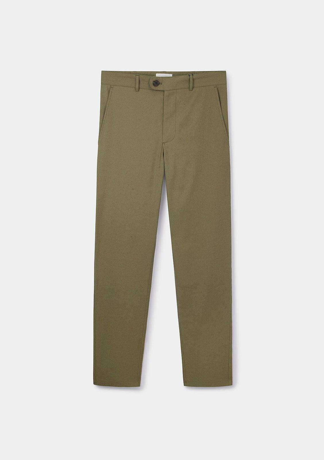 Lichen Green Casual Trousers