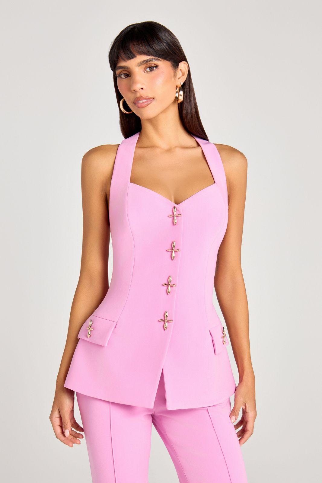 Zoe Pink Waistcoat