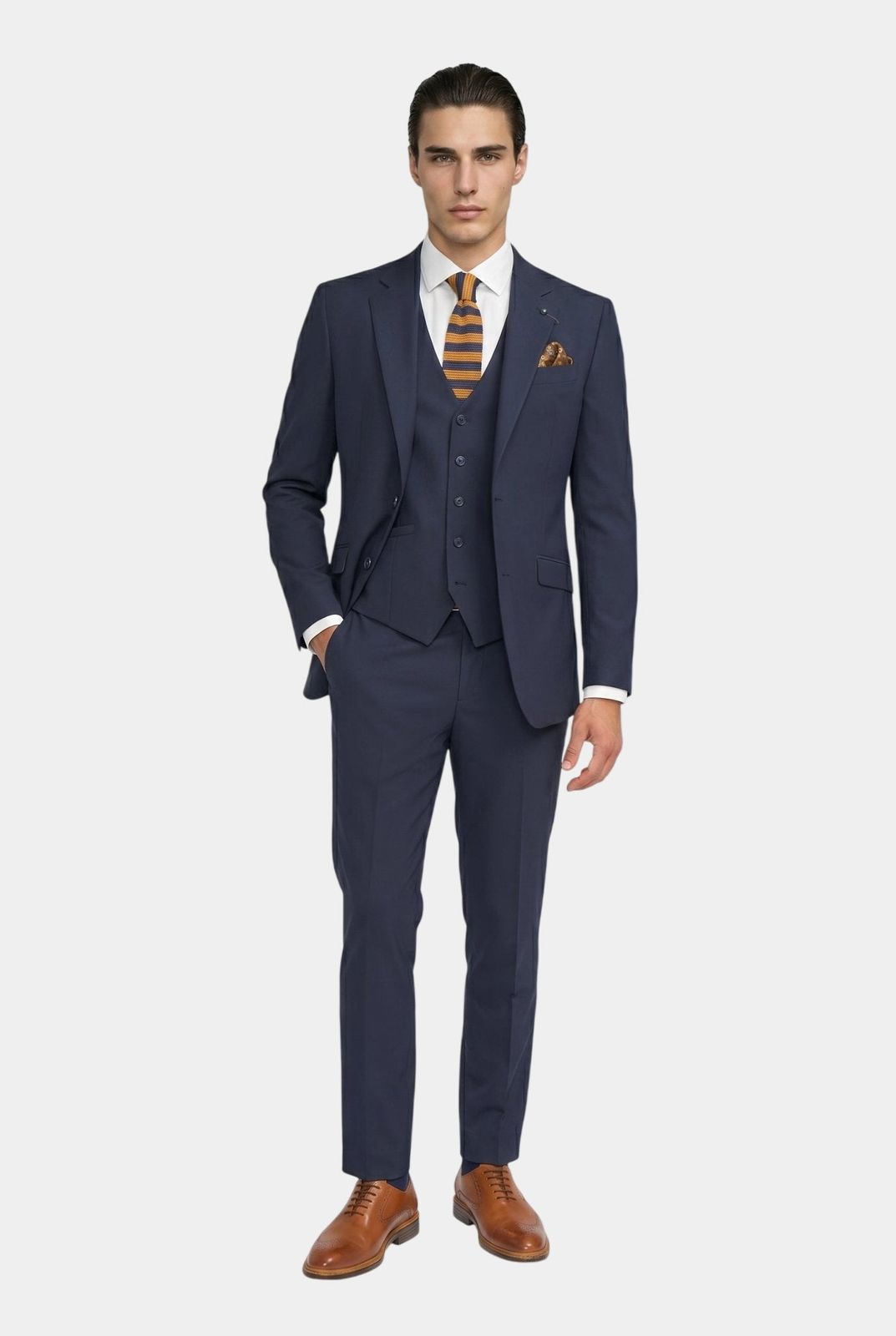 Malibu Navy Three Piece Suit