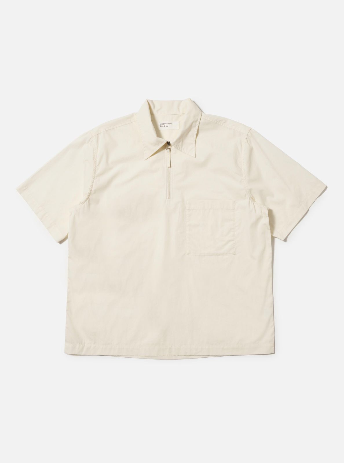 Ecru Broadcloth Ewan Shirt
