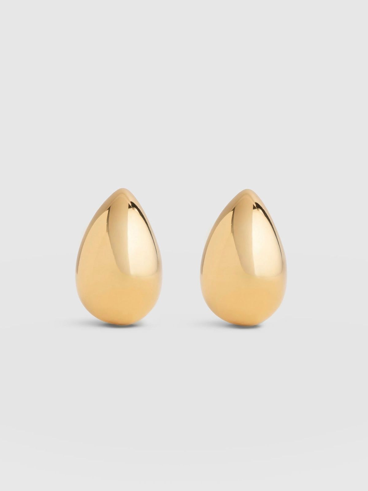 Teardrop Large Earrings - Gold