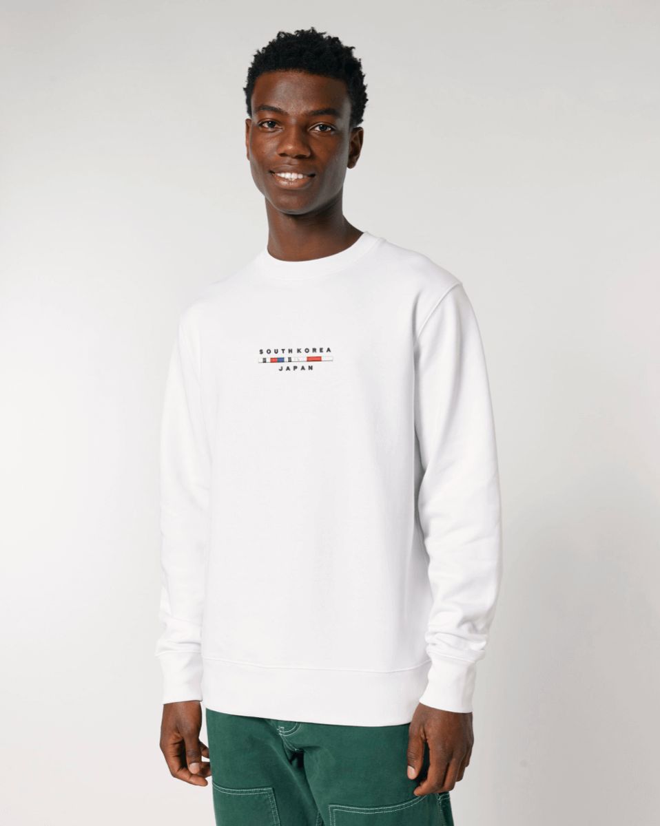 Custom Dual Flagline™ | Organic Cotton Unisex Sweatshirt | Various Colours