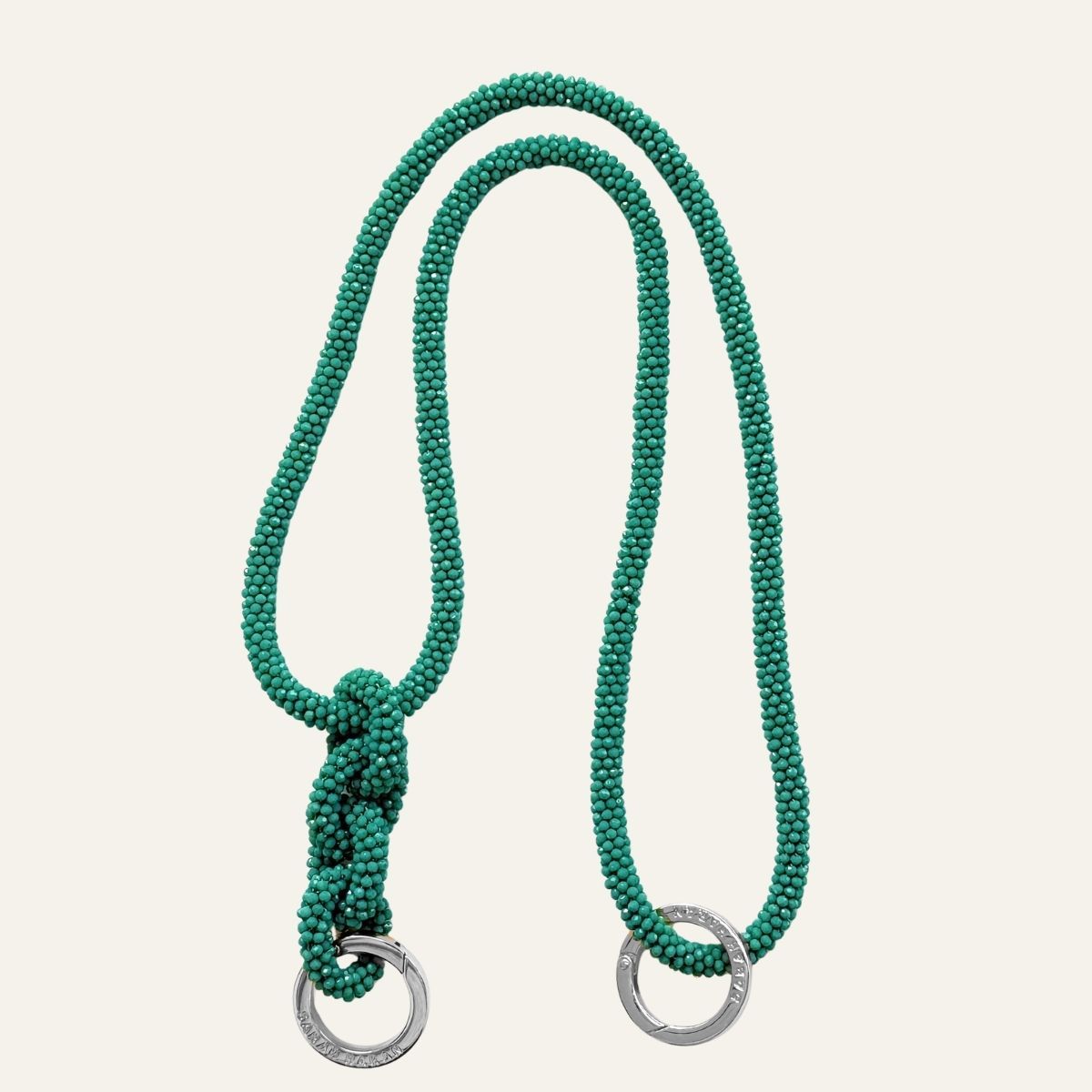 Kings Knot Strap | Turquoise Sparkle with Silver hardware