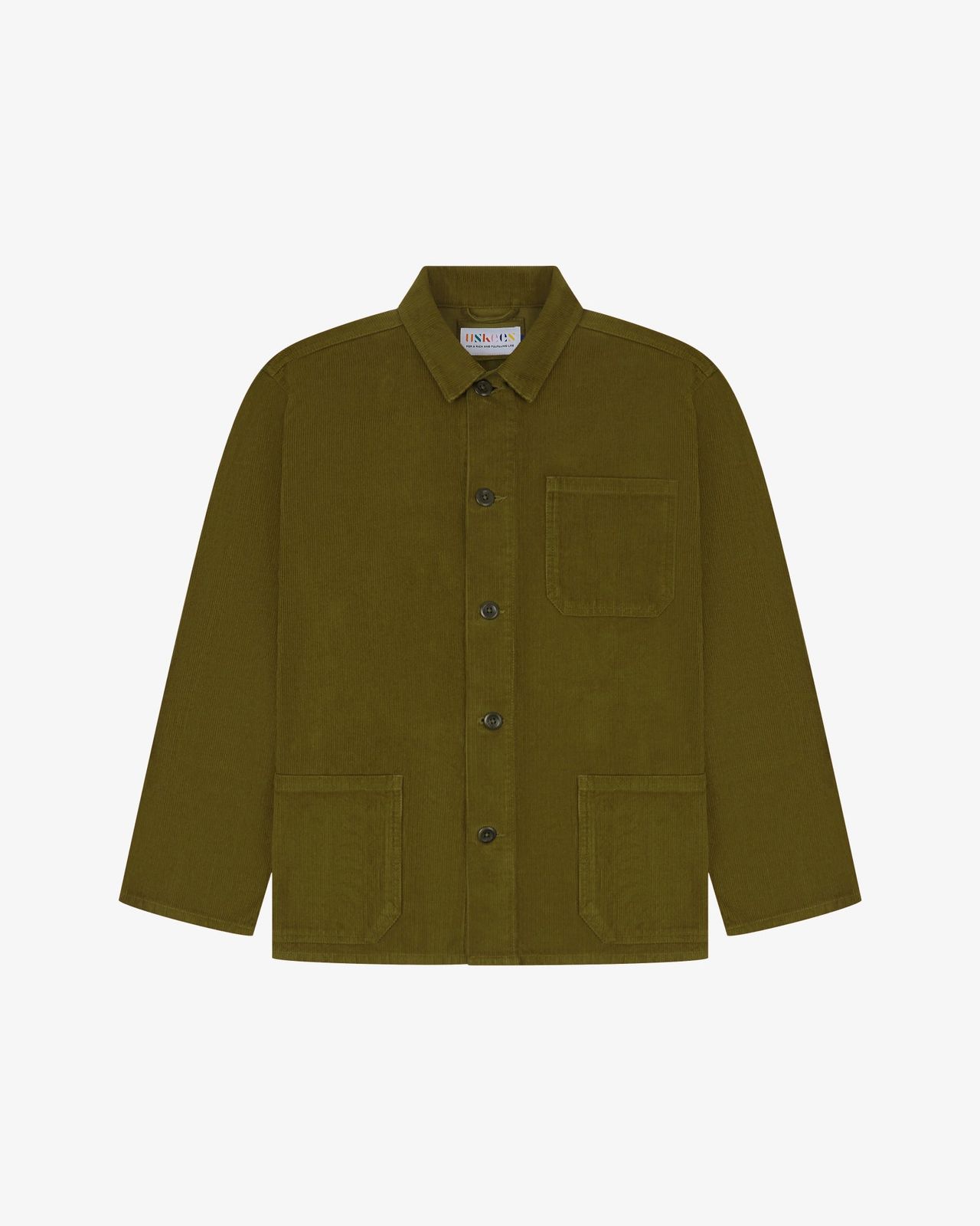 3001 Cord overshirt - woodland green