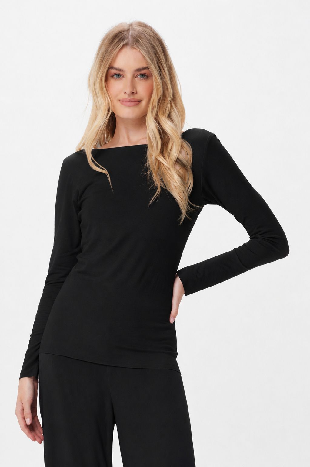 Danni Jersey Fitted Top